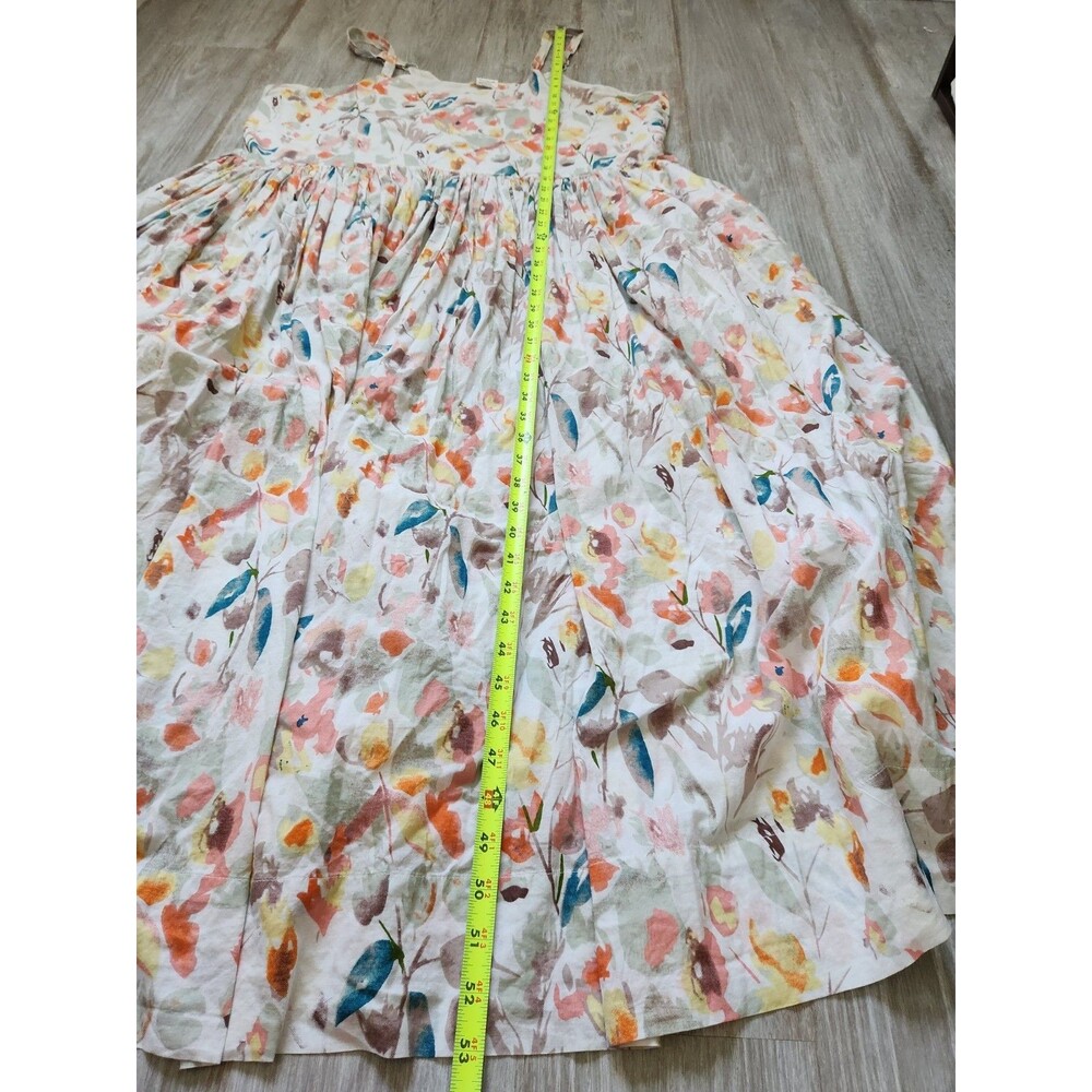Sweet Magnolia Dress Womens XL Floral Cotton Sleeveless Strappy Fit & Flare EUC - Picture 8 of 10